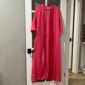 Hot Pink Vintage Montenapoleone Women’s Robe Made in Italy